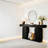 Console Table with Open Shelf, Accent Table for Living Spaces