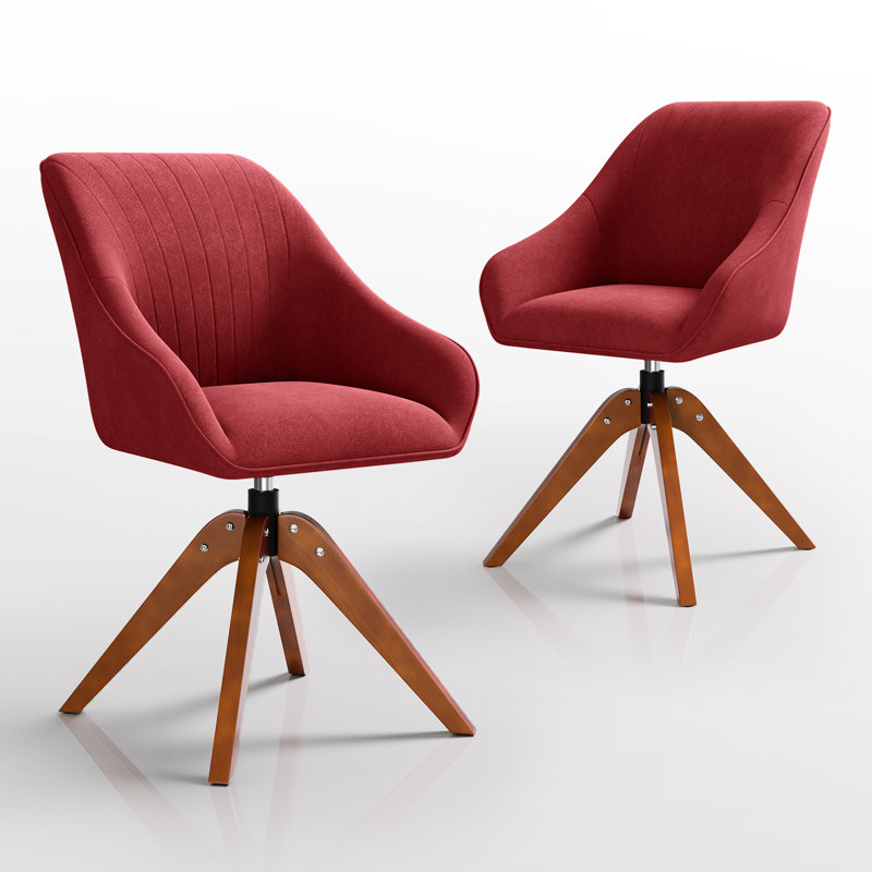 Chaises d'appoint pivotantes, chaises de coiffeuse avec accoudoirs rembourrés, chaises de bureau pour le maquillage de chambre à coucher