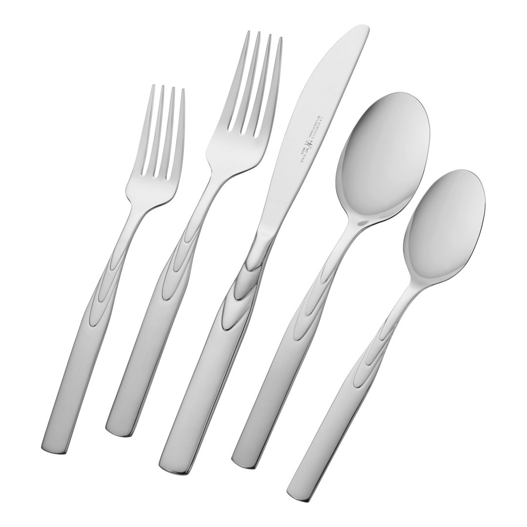 HENCKELS Rapture 45-Piece Flatware Set HENCKELS
