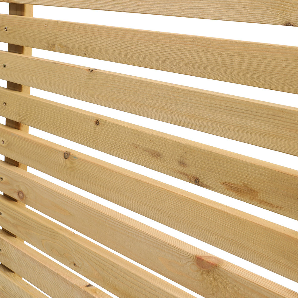150cm H x 180cm W Solid Wood Fence Panels Included