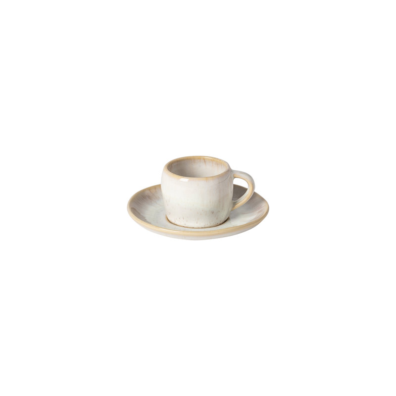 Eivissa Stoneware Teacup, Cream, 2