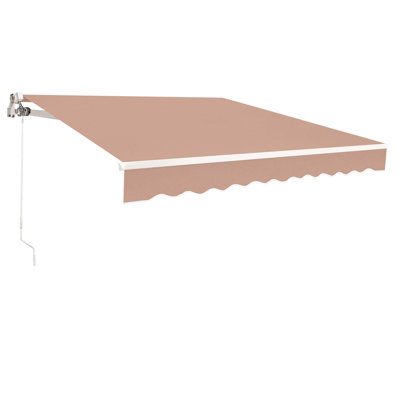 Manual Retraction Slope Patio Awning