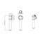 Applique murale en aluminium Kito-2108371360