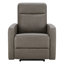 Fauteuil inclinable électrique en cuir véritable Leena-105741569