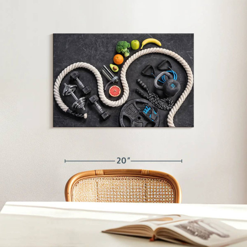 Healthy diet and exercise Sireci, H 16 po x l 24 po