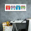  «Sea Sand Sun VII» par Courtney Prahl, art mural sur toile, 36 po x 12 po