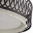 4 Light Soft Gold Extra Large Semi-Flush With Hand Crafted Oatmeal Color Fabric Hardback Shade-1863405470