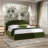 Berteal Puffy Grounded Upholstered Platform Bed, Polyester Blend-1109838995-1279590572