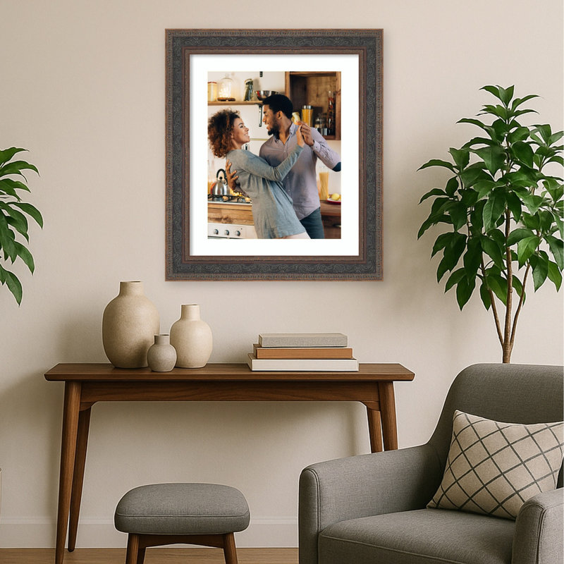 Cadre photo Attic, Attique bronze vieilli, 20 x 24 emmêlés à 16 x 20