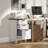 Vertical File Cabinet With 3 Drawers, Rustic Farmhouse Office Storage Cabinet For A4 & Letter Size Files, Distressed White With Wood Grain Finish-1957676042