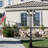 3-Light 85.43"in Matte Black Outdoor Post Light with Dusk to Dawn