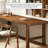 Simple And Versatile Solid Wood Brown Pine Desk-1678616792