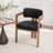 Bula Stanford Upholstered Curved Solid Wood Dining Chair-114256825-129512886