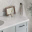 Meuble-lavabo simple 49 po avec plateau en marbre de Carrare italien ARIEL Kelly-99405060-124984827