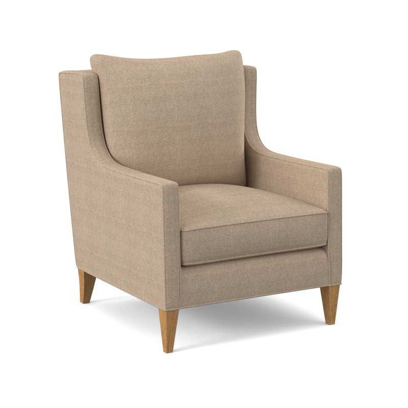 Callum Armchair, Amber, Filigree Ivory 100% Polyester
