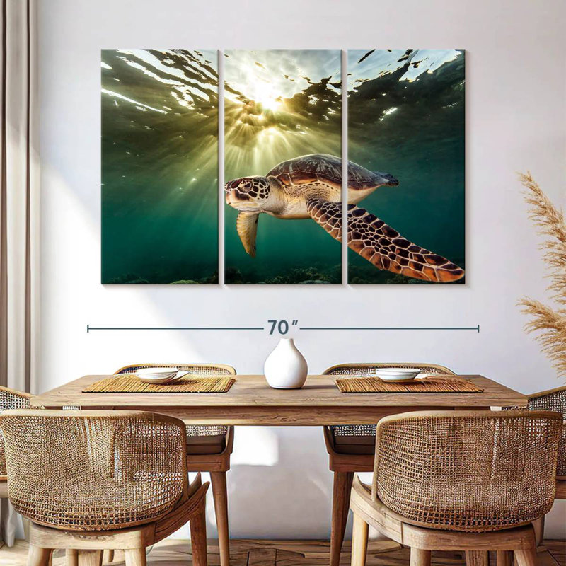 Philippine Green Turtle, 42" H x 65" W