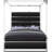 Encore Upholstered Low Profile Canopy Bed-251464132-251464134