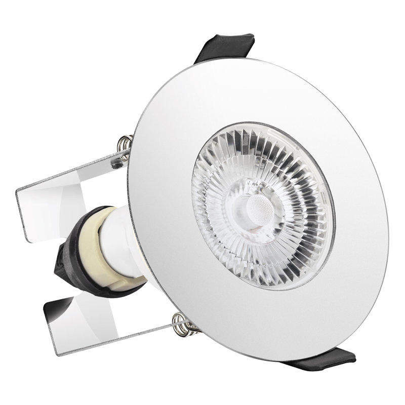 3.3" LED Recessed Lighting Kit, Polished Chrome