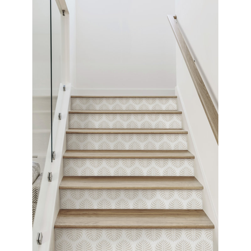 Adhésif décoratif peler et coller, Beige, H 6 po x l 48 po