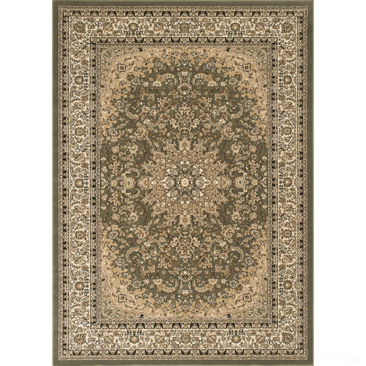 Oriental Area Rug in Green/Brown