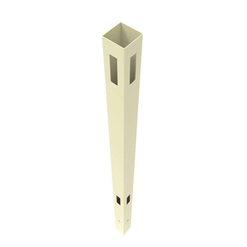 Barrette Outdoor Living 5 in. x 5 in. x 7 ft. Sand Vinyl Routed Fence Corner Post