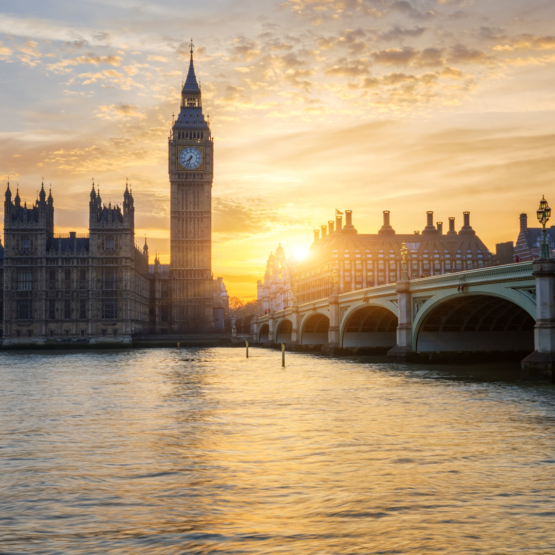 Big Ben Clock Tower - Kunstdrucke auf Leinwand