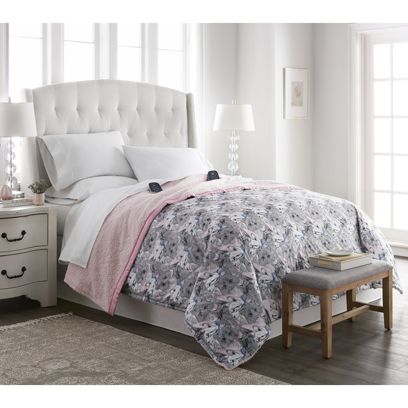 Luxurious Queen-Sized Sherpa Electric Blanket with Dual Control