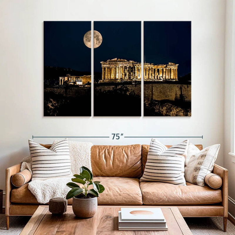 Senne Parthenon, 42" H x 65" W