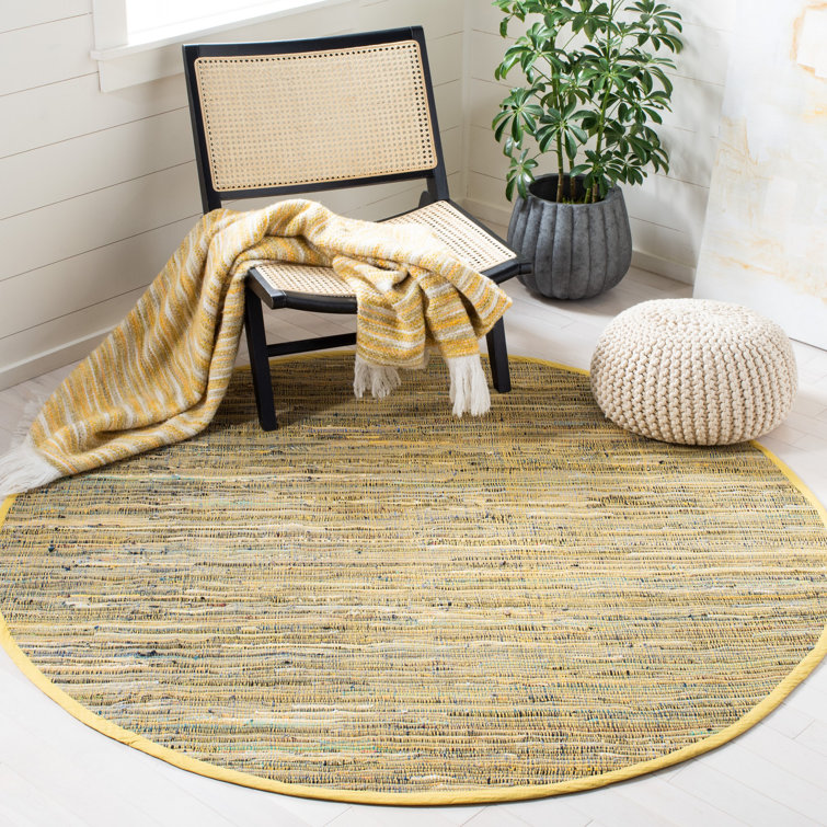 Weekley Rug Hand Woven Cotton Striped Rug