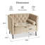 Fauteuil d'appoint Chesterfield-1898621217