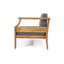 Canapé modulaire d'extérieur en bois d'acacia avec coussins Trishul-179661689