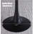 24 Inch Black Marble Texture Round Tulip Table, Modern Home Kitchen Living Room Multi-Use Table-829122719