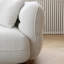 Causeuse-coussin modulaire blanche