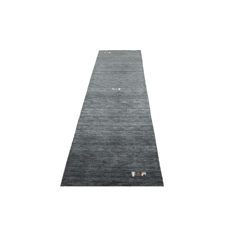 Tapis Gabbeh tissé à la main sans perte, 100% laine, de couleur unie, résistant à la décoloration et aux taches, durable