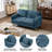 Lagoa 59.8" W Boucle Square Arm Loveseat -1545982585