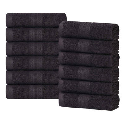 Ensemble de débarbouillettes et de débarbouillettes écologiques en coton massif 450 g / m² Simba