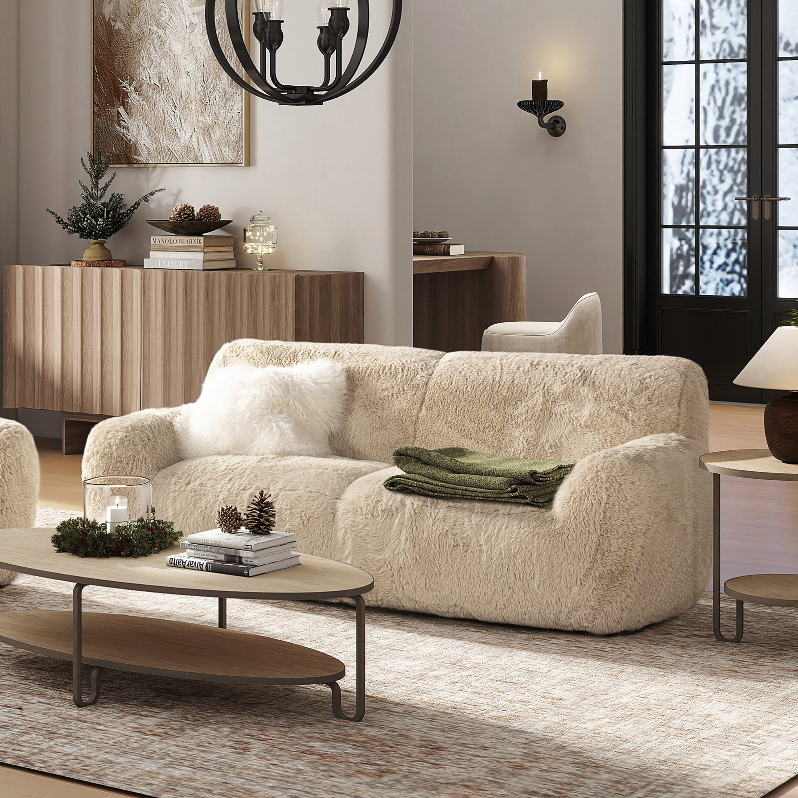 Drewry 83'' Upholstered Sofa