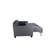 Sealy TruFit Klein Queen Dropback Sofa Sleeper Bed Convertible in Dark Grey with Additional Storage-101925581