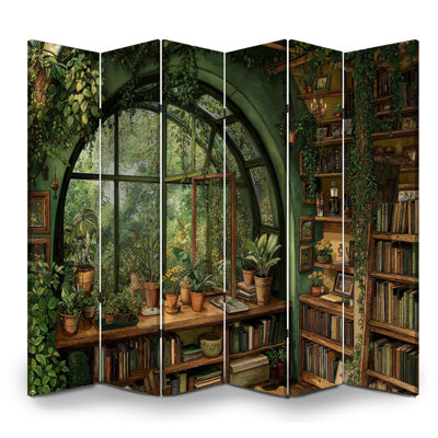 Cloison pliante à 6 panneaux avec abri de jardin Royal Treehouse