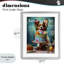 «Bone Appetit Dog Magazine», reproduction sous verre encadrée, design par Grotto Studios-392105373-392105375