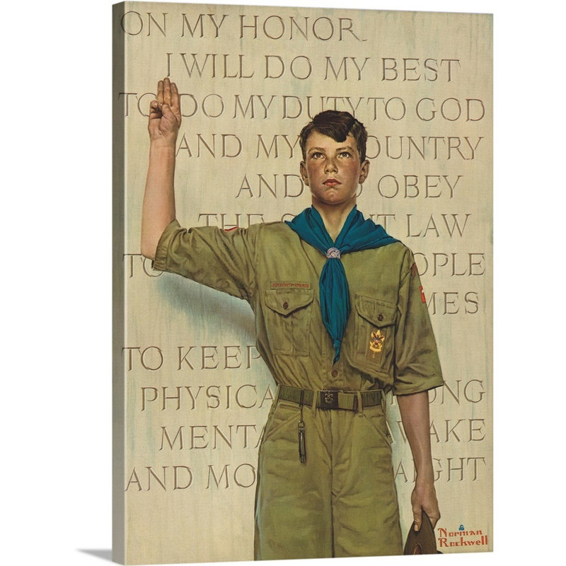 «I Will Do My Best», art mural sur toile, H 16 po x l 12 po x P 1,25 po, Toile tendue