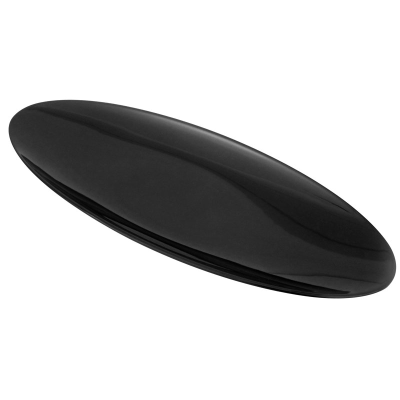Elite Global Solutions Moderne Melamine Platter, Black