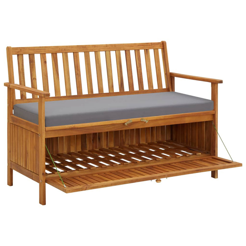 Boîte de rangement pour terrasse Cotswald, Gris