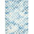 Bryauna Hand Tufted Wool/Cotton Geometric Rug in Blue/Ivory-17571826