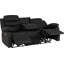 5 Seater Faux Leather Electric Reclining Sofa-831389377