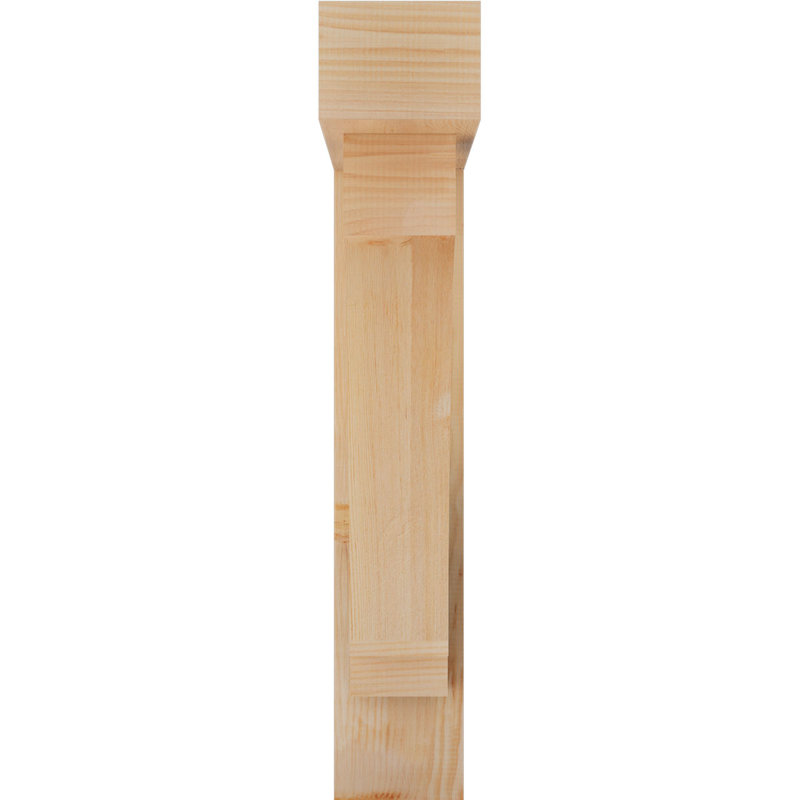 Support de bloc impérial avec entretoise décalée, 42 x 34, Sapin Douglas de l 7 1/2 (lisse)