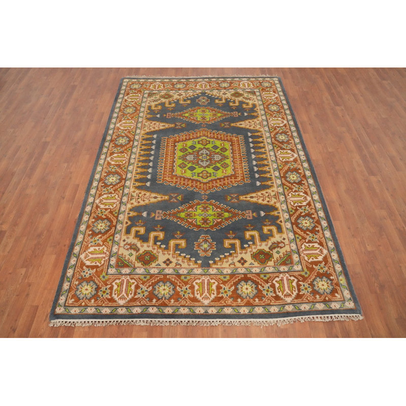 Tapis oriental géométrique 6 x 9