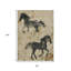 Tapis extérieur lavable à motif de cheval beige et gris anthracite 8 pi x 10 pi