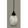 Mini-luminaire suspendu à cordon avec verre fusion