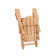 Ensemble de conversation avec repose-pieds 4 pièces Adirondack Shawnna